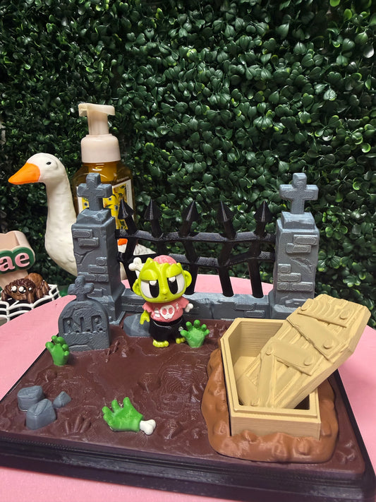 Zombie Graveyard Playset