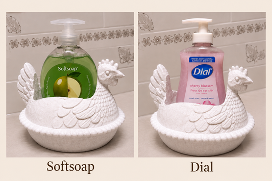 Hen on a Nest Hand Soap Holder