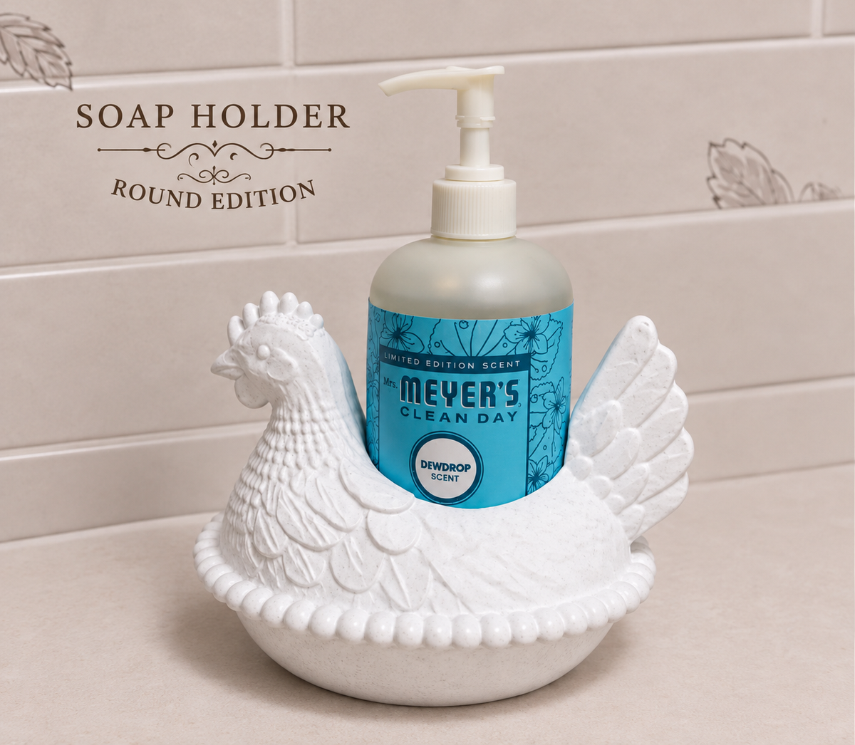 Hen on a Nest Hand Soap Holder
