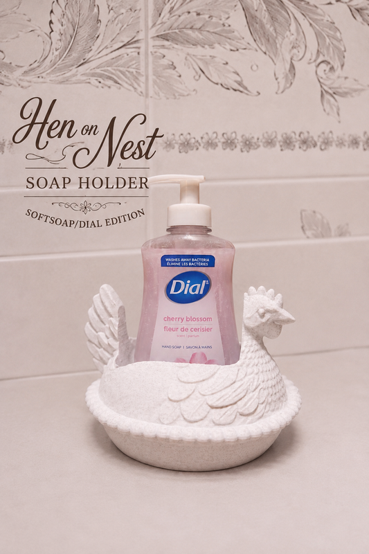 Standard Size Hen on Nest Soap Holder