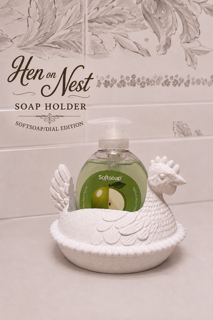 Standard Size Hen on Nest Soap Holder
