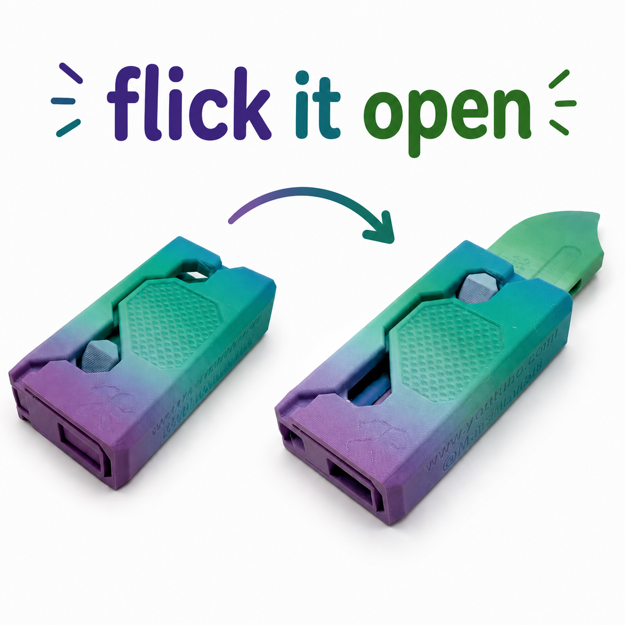 Gravity Knife Fidget